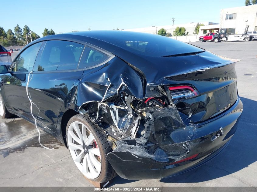 2018 Tesla Model 3 Long Range/Performance VIN: 5YJ3E1EB4JF082378 Lot: 40424760