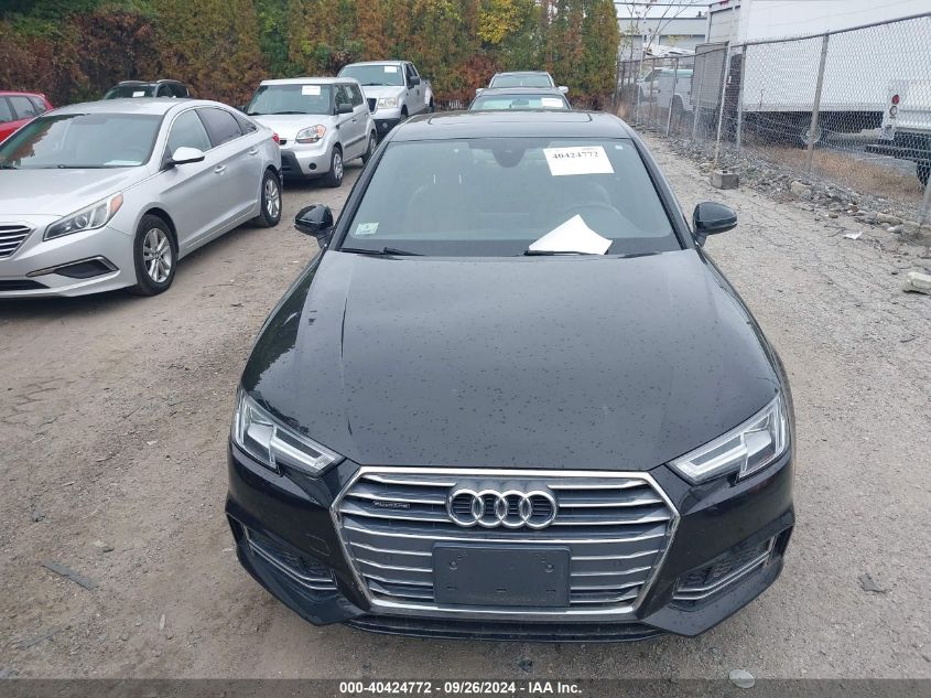 2018 Audi A4 2.0T Premium/2.0T Tech Premium VIN: WAUENAF45JA026268 Lot: 40424772