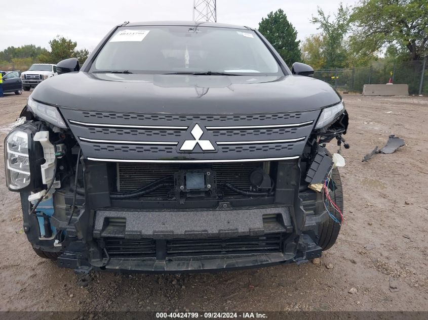 2022 Mitsubishi Outlander Es 2.5 S-Awc VIN: JA4J4TA83NZ015412 Lot: 40424799