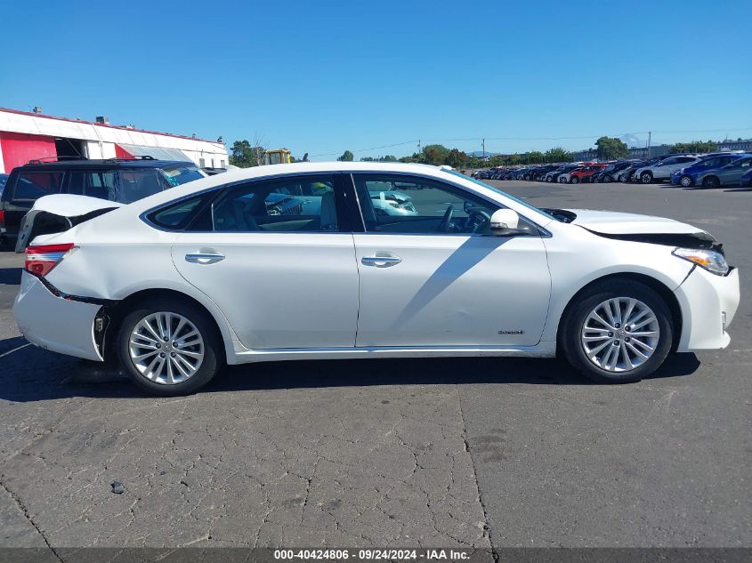 2014 Toyota Avalon Hybrid Limited VIN: 4T1BD1EBXEU027229 Lot: 40424806