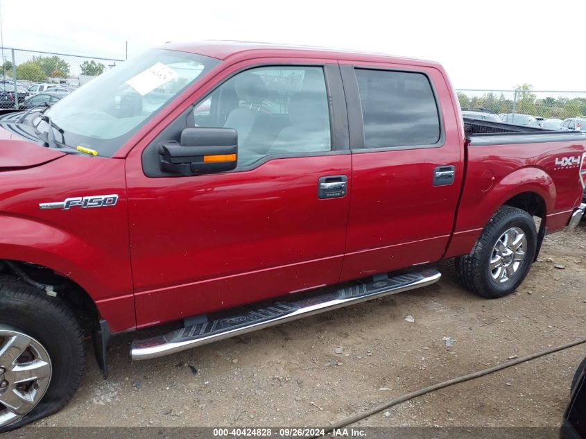 2013 Ford F150 Supercrew VIN: 1FTFW1EF3DKE01466 Lot: 40424828