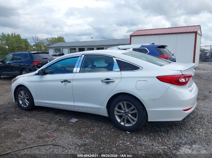 5NPE24AF5GH339263 2016 Hyundai Sonata Se