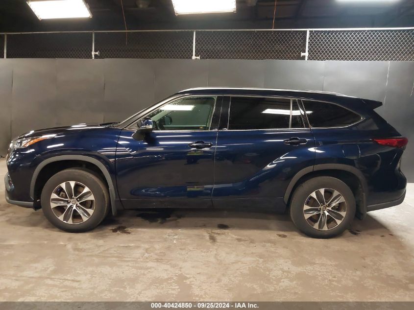 2020 Toyota Highlander Xle VIN: 5TDGZRBH8LS010711 Lot: 40424850