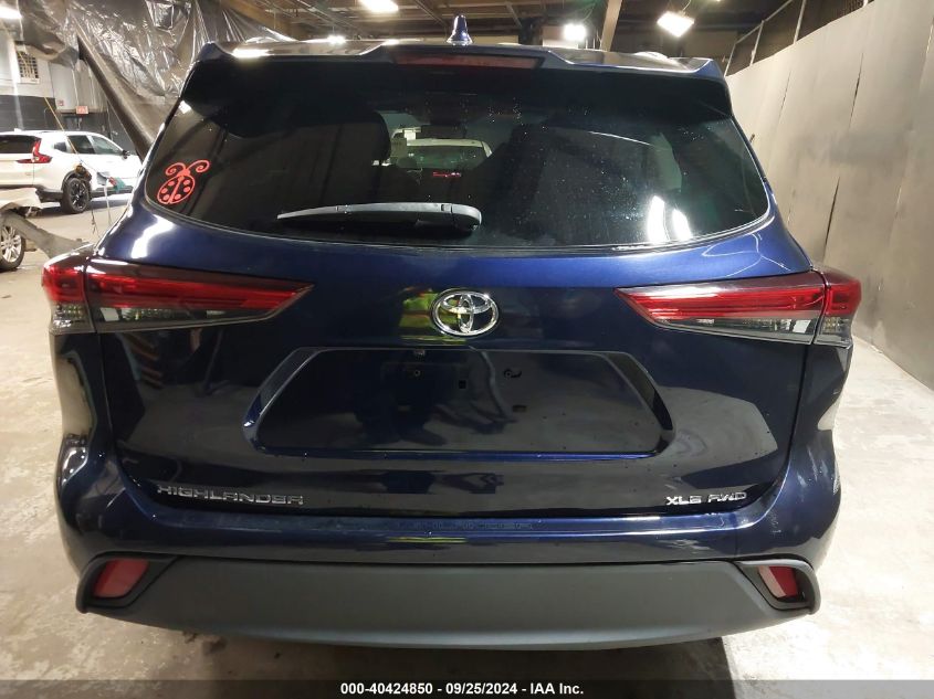 2020 Toyota Highlander Xle VIN: 5TDGZRBH8LS010711 Lot: 40424850