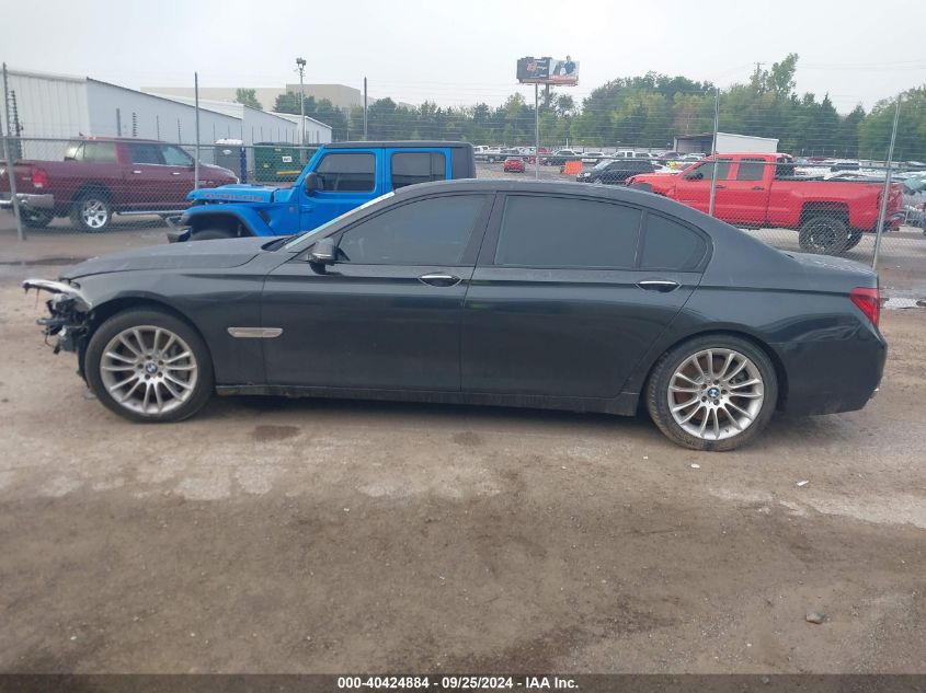 2013 BMW 750Li VIN: WBAYE8C5XDD131670 Lot: 40424884