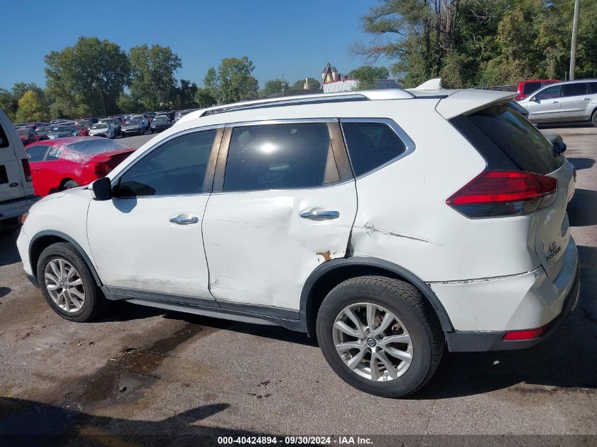 2017 Nissan Rogue Sv VIN: KNMAT2MV5HP509825 Lot: 40424894