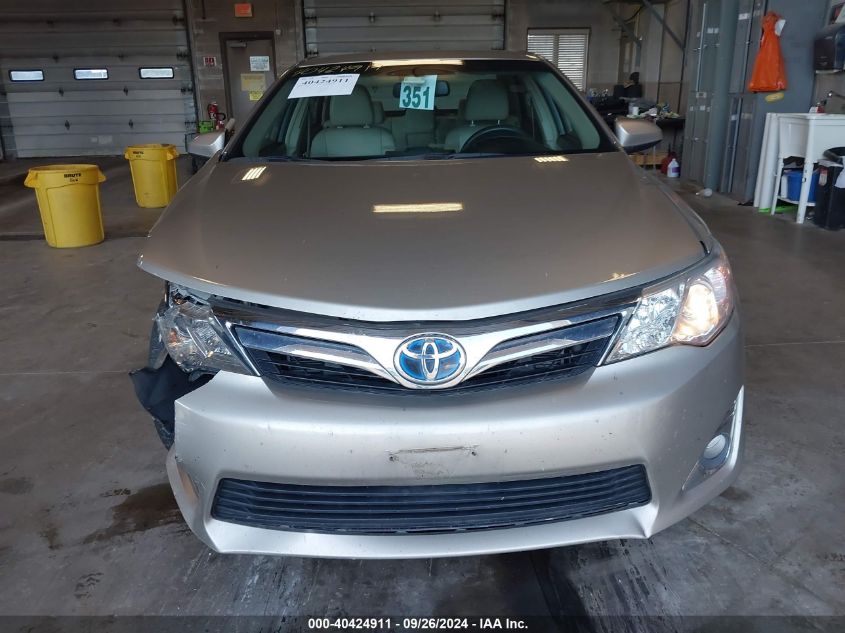 2014 Toyota Camry Hybrid/Le/Xle VIN: 4T1BD1FK6EU135555 Lot: 40424911