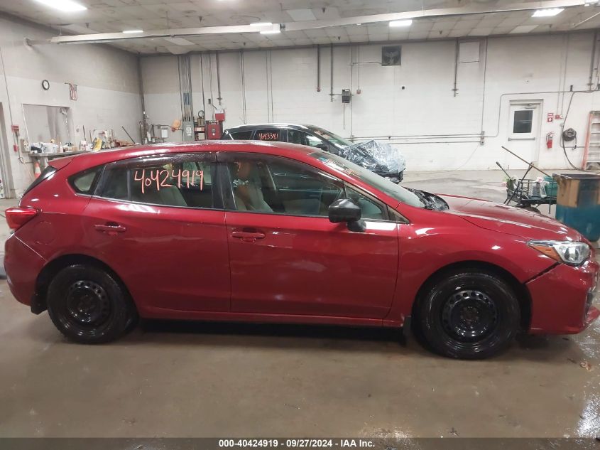 2017 Subaru Impreza 2.0I VIN: 4S3GTAA64H3710138 Lot: 40424919