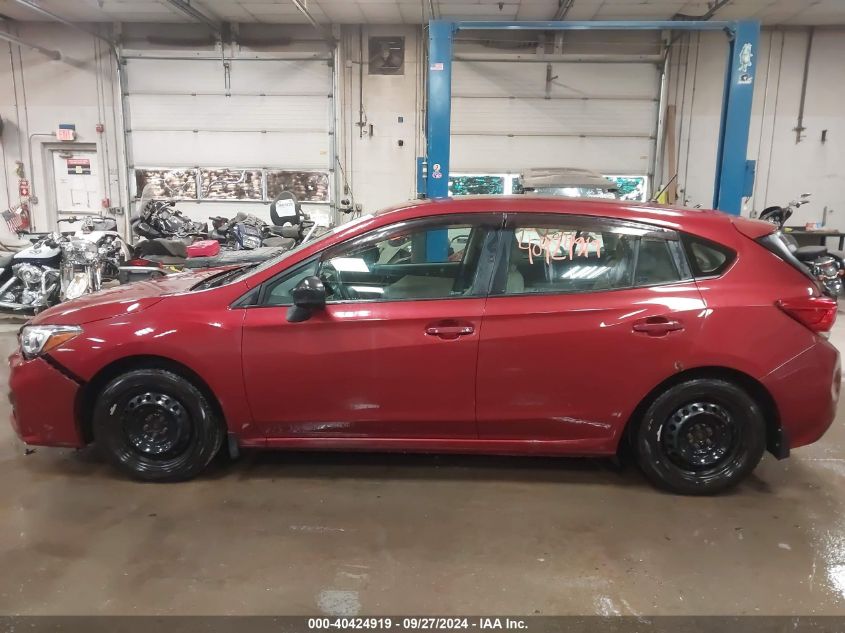 2017 Subaru Impreza 2.0I VIN: 4S3GTAA64H3710138 Lot: 40424919