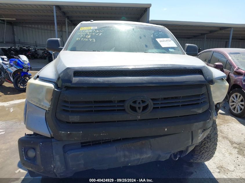 5TFEM5F16EX071693 2014 Toyota Tundra Sr5 4.6L V8