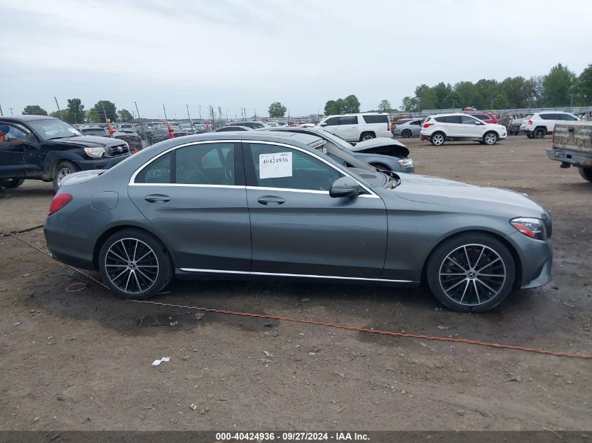 2019 Mercedes-Benz C 300 VIN: WDDWF8DB2KR462602 Lot: 40424936