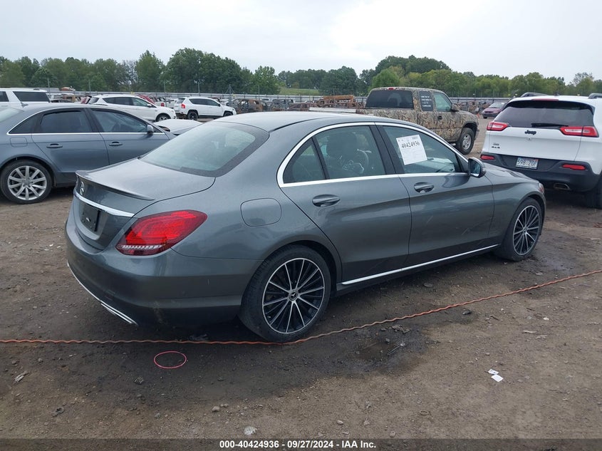 VIN WDDWF8DB2KR462602 2019 MERCEDES-BENZ C 300
