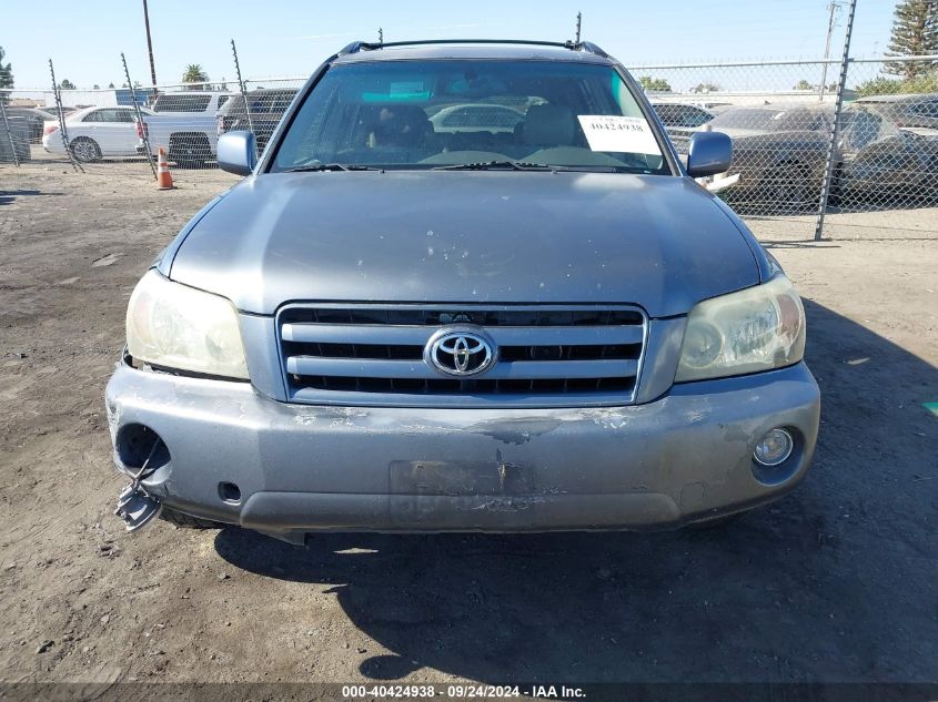 2004 Toyota Highlander Limited V6 VIN: JTEDP21A440003937 Lot: 40424938