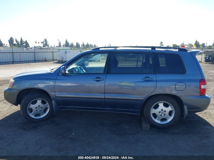 2004 Toyota Highlander Limited V6 VIN: JTEDP21A440003937 Lot: 40424938