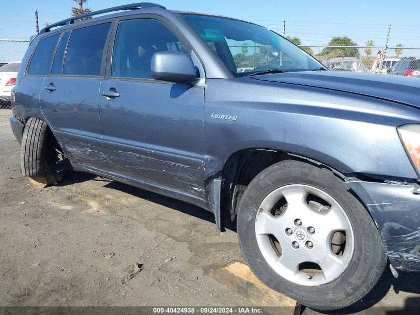 2004 Toyota Highlander Limited V6 VIN: JTEDP21A440003937 Lot: 40424938