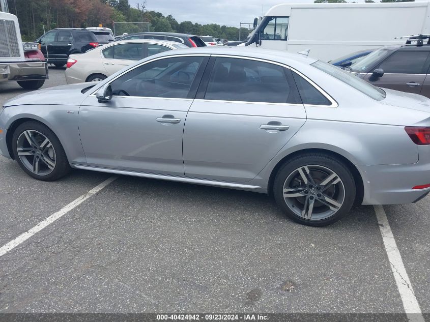 2018 Audi A4 VIN: WAUENAF40JA110529 Lot: 40424942
