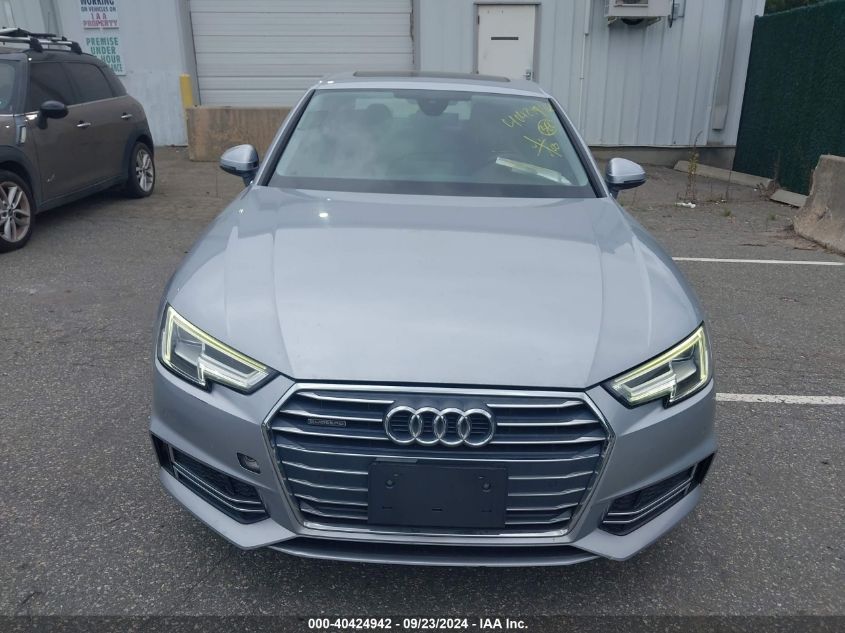 2018 Audi A4 VIN: WAUENAF40JA110529 Lot: 40424942