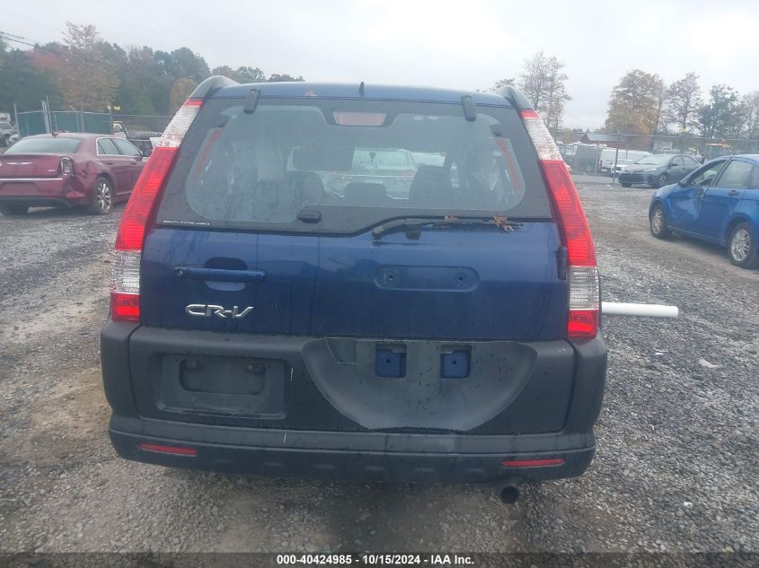 2005 Honda Cr-V Lx VIN: JHLRD78525C010249 Lot: 40424985