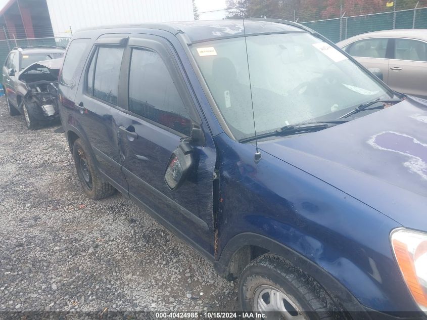 2005 Honda Cr-V Lx VIN: JHLRD78525C010249 Lot: 40424985