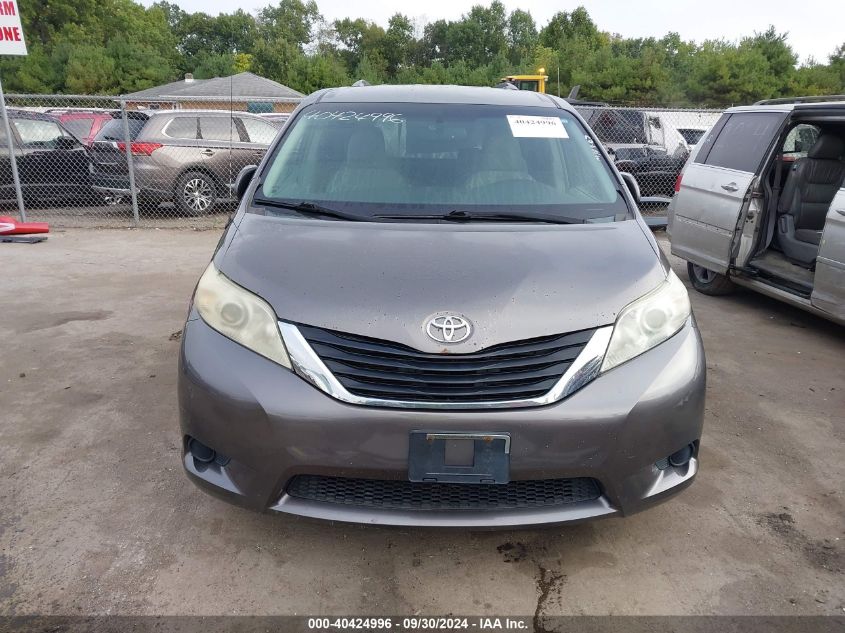 2012 Toyota Sienna Le V6 8 Passenger VIN: 5TDKK3DC1CS196122 Lot: 40424996