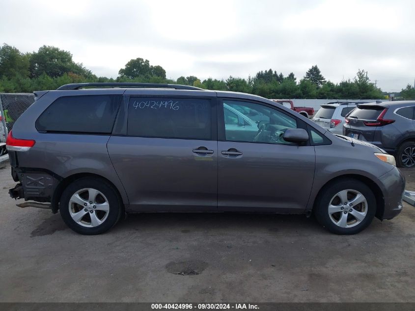 2012 Toyota Sienna Le V6 8 Passenger VIN: 5TDKK3DC1CS196122 Lot: 40424996