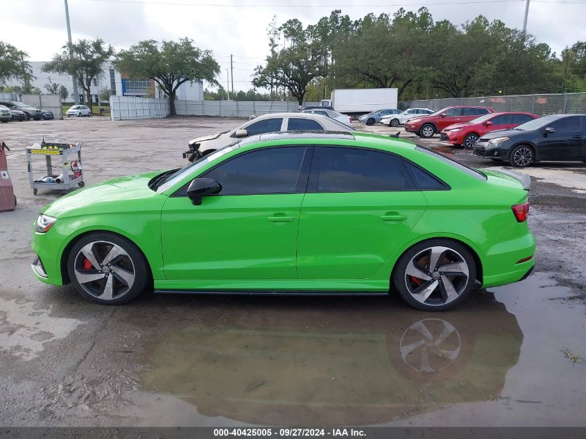 2020 Audi Rs 3 Tfsi Quattro S Tronic VIN: WUABWGFF9LA905902 Lot: 40425005