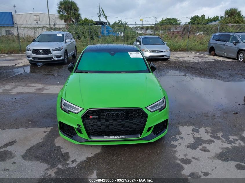 2020 Audi Rs 3 Tfsi Quattro S Tronic VIN: WUABWGFF9LA905902 Lot: 40425005