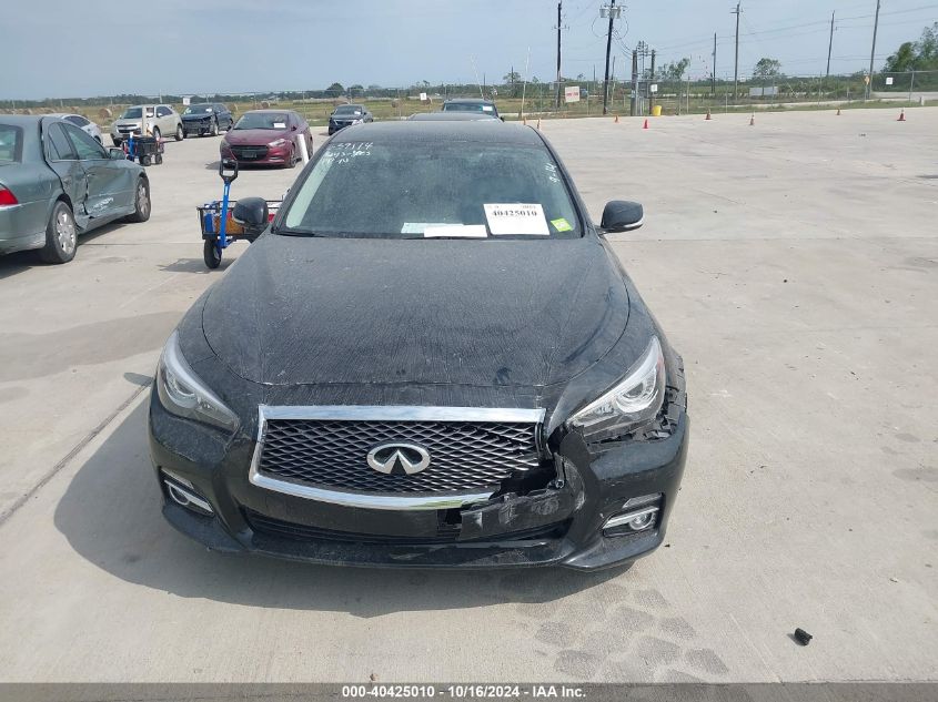 2014 Infiniti Q50 Premium VIN: JN1BV7AP1EM693114 Lot: 40425010