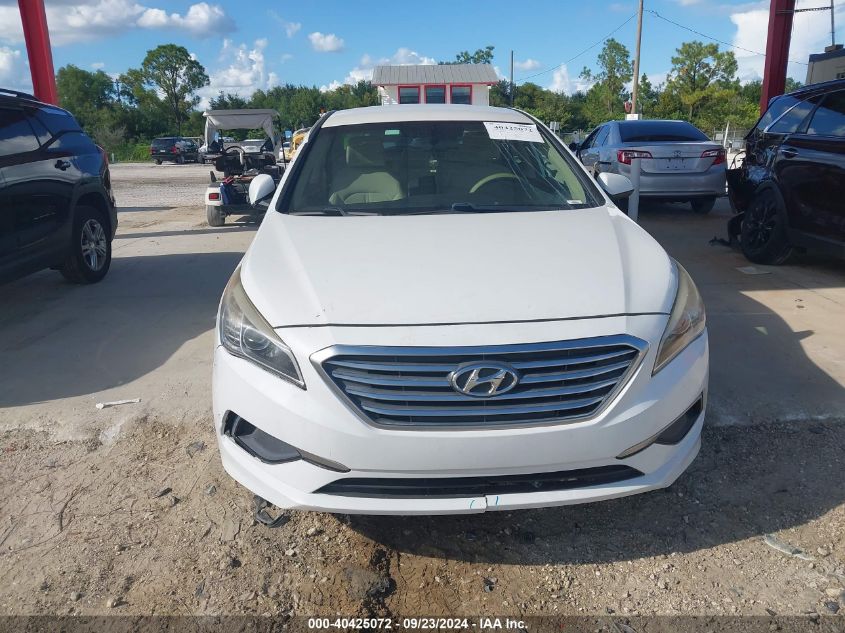 2017 Hyundai Sonata Se VIN: 5NPE24AF5HH490511 Lot: 40425072