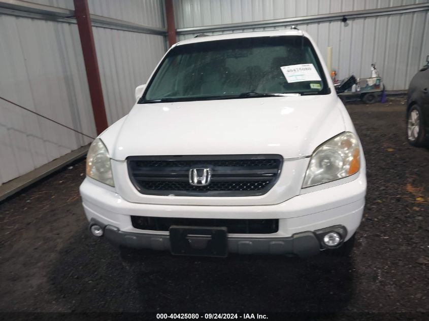 2HKYF18685H535765 2005 Honda Pilot Ex-L