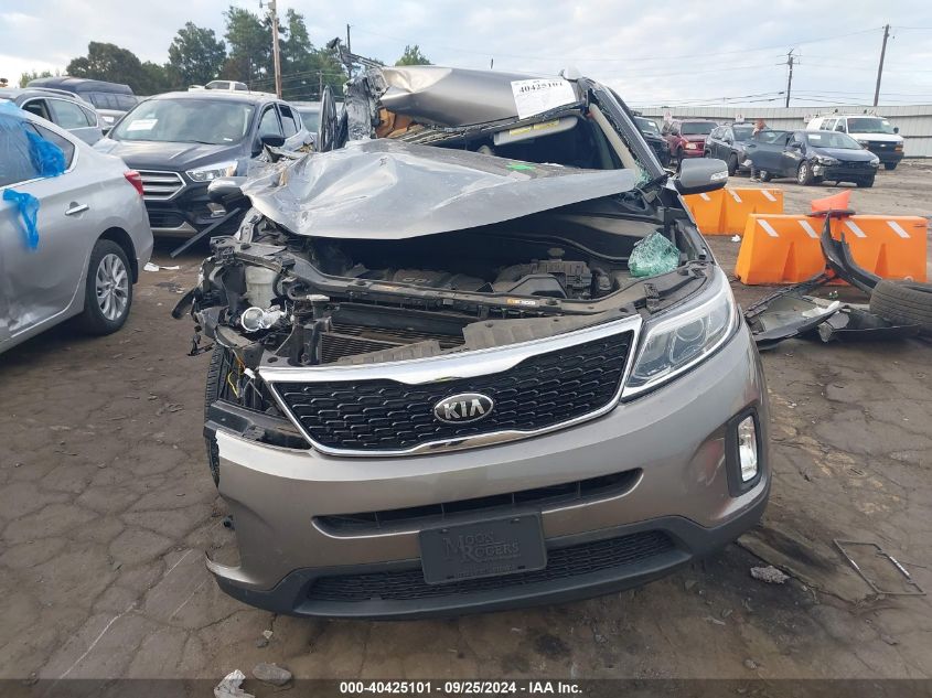 2015 Kia Sorento Lx VIN: 5XYKT3A60FG583533 Lot: 40425101