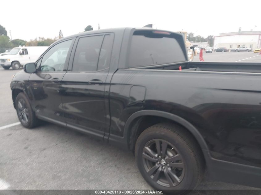 2019 Honda Ridgeline Sport VIN: 5FPYK2F12KB003535 Lot: 40425113