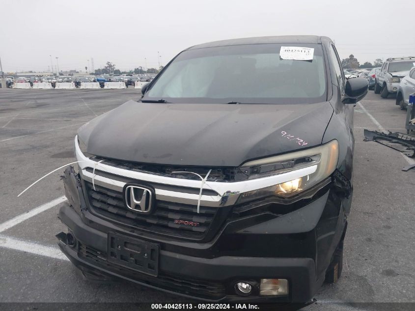 2019 Honda Ridgeline Sport VIN: 5FPYK2F12KB003535 Lot: 40425113