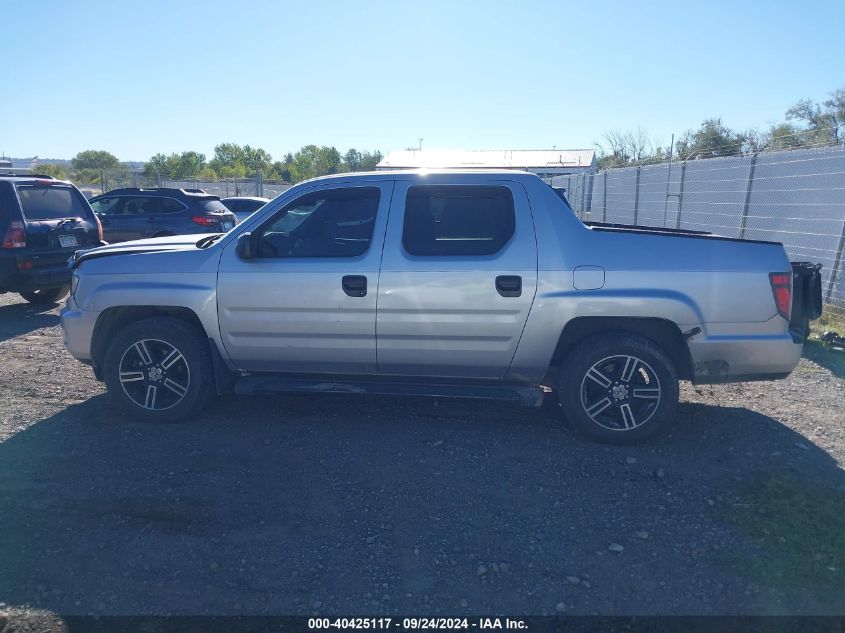 2014 Honda Ridgeline Sport VIN: 5FPYK1F70EB006856 Lot: 40425117