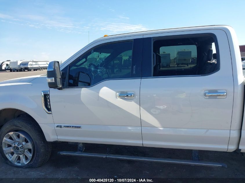 2019 Ford F-350 Platinum VIN: 1FT8W3BT5KEE74476 Lot: 40425120