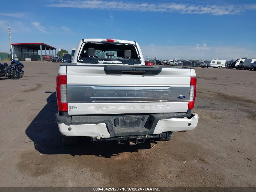 2019 Ford F-350 Platinum VIN: 1FT8W3BT5KEE74476 Lot: 40425120