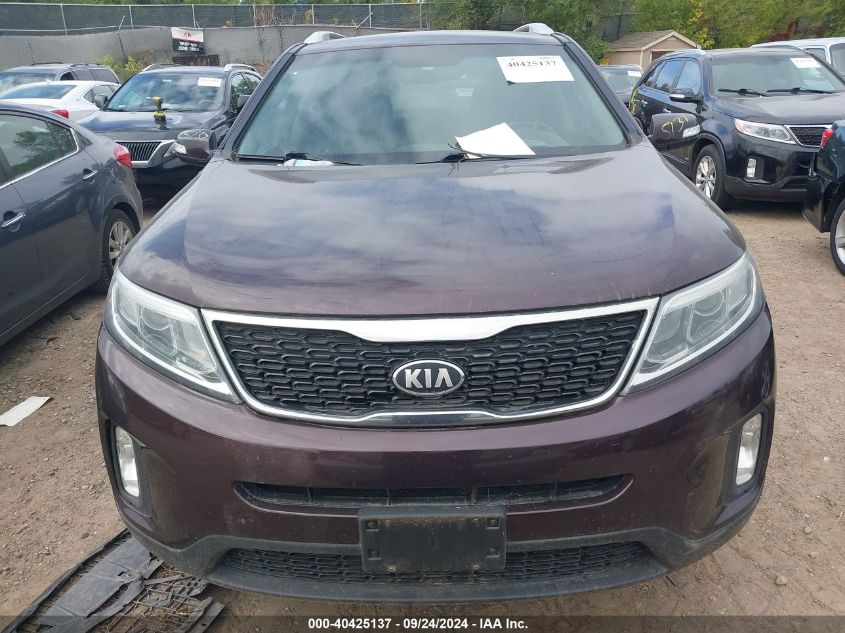 2014 Kia Sorento Lx VIN: 5XYKTCA6XEG473071 Lot: 40425137