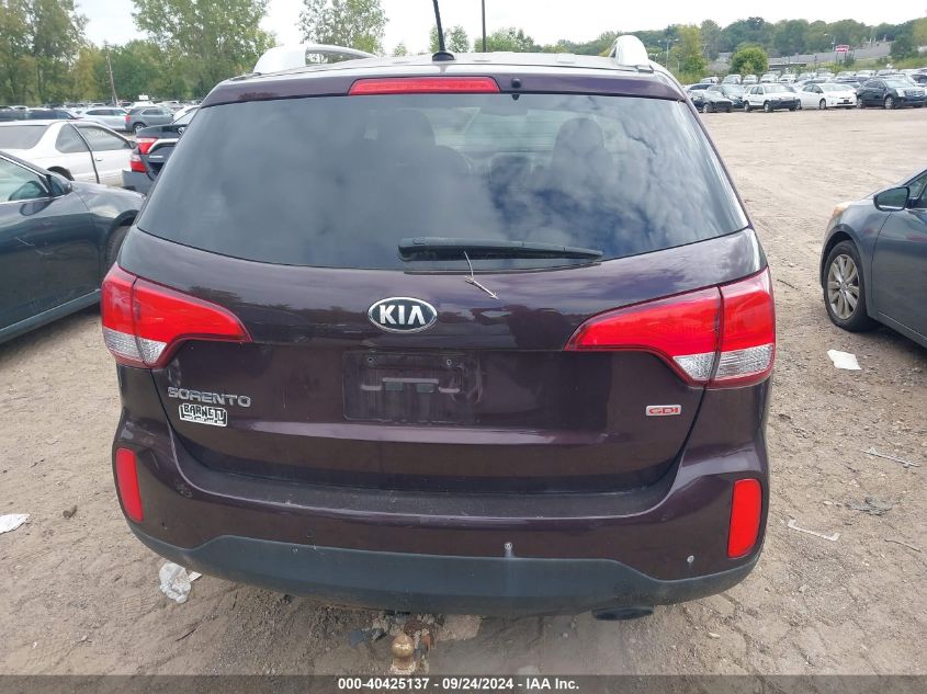 2014 Kia Sorento Lx VIN: 5XYKTCA6XEG473071 Lot: 40425137