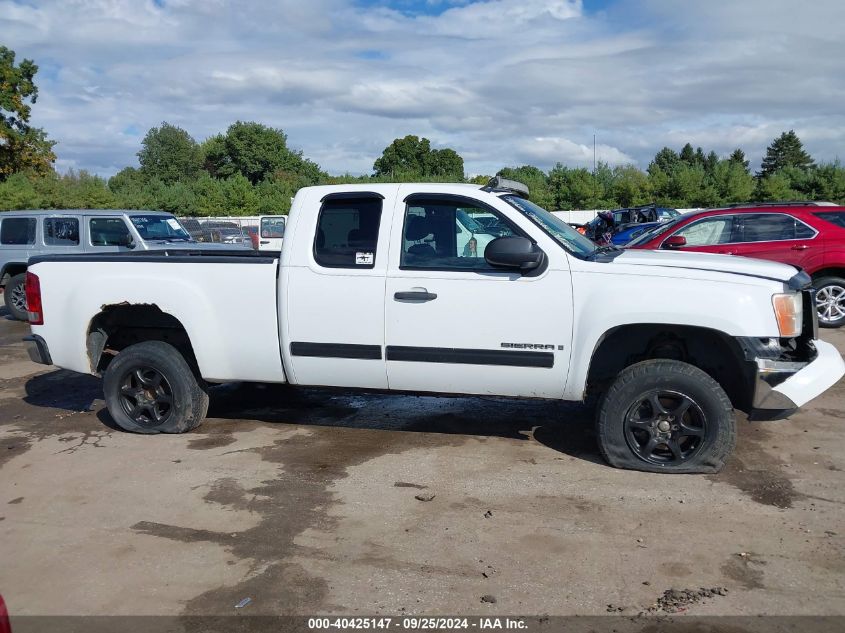 2008 GMC Sierra 1500 Sle1 VIN: 2GTEK19J281275998 Lot: 40425147