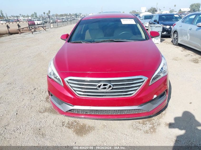 5NPE24AF5HH582542 2017 Hyundai Sonata Se