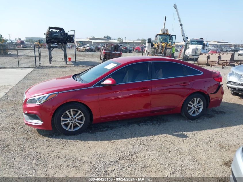 2017 HYUNDAI SONATA SE - 5NPE24AF5HH582542