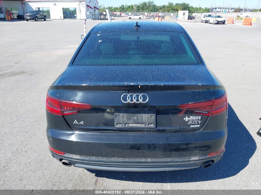 2018 Audi A4 2.0T Tech Ultra Premium/2.0T Ultra Premium VIN: WAUKMAF41JA175122 Lot: 40425192