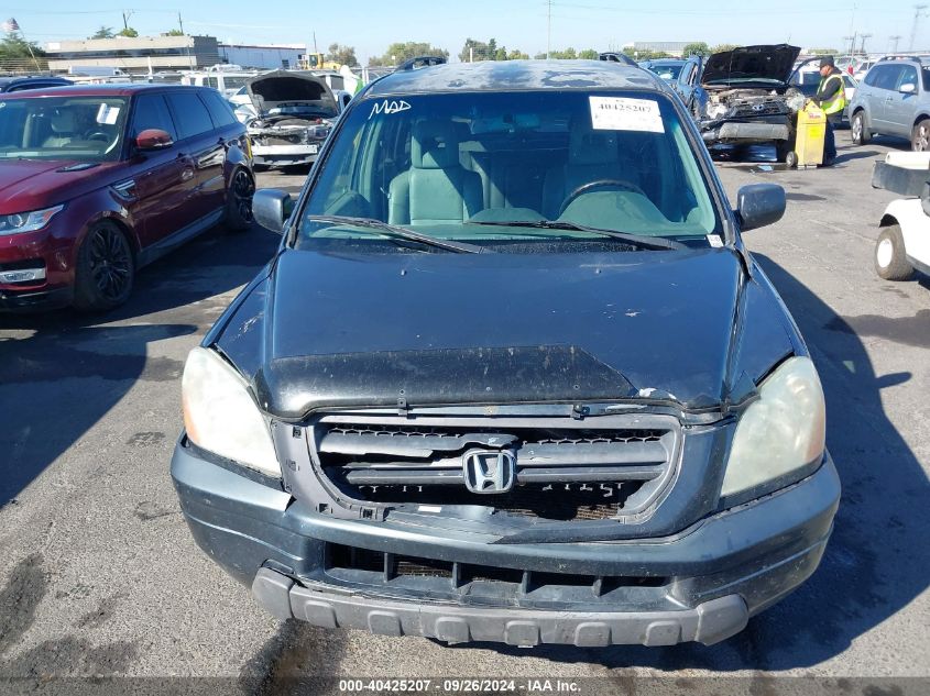 2003 Honda Pilot Ex-L VIN: 2HKYF18743H597993 Lot: 40425207