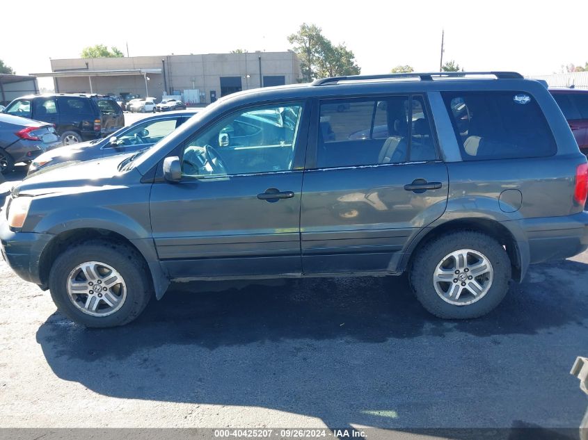 2003 Honda Pilot Ex-L VIN: 2HKYF18743H597993 Lot: 40425207