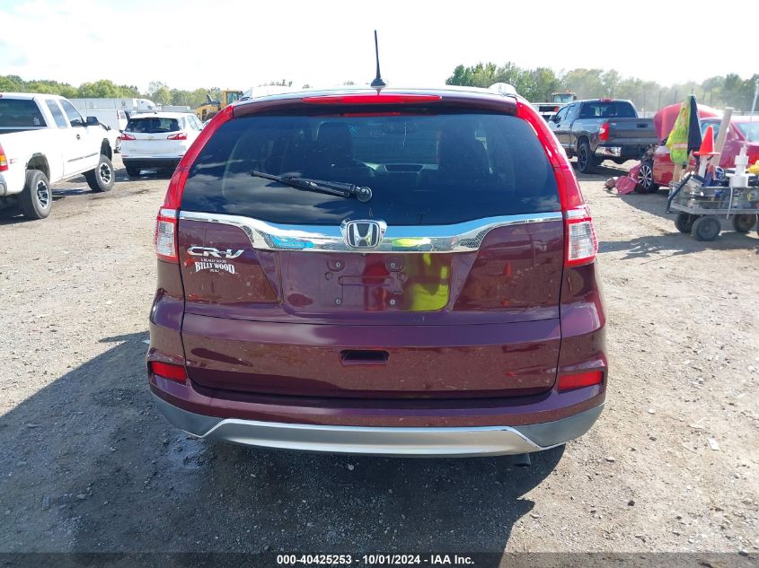 2015 Honda Cr-V Ex-L VIN: 2HKRM3H78FH523177 Lot: 40425253