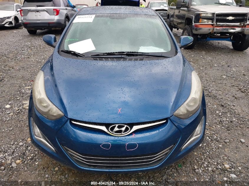 2014 Hyundai Elantra Sport VIN: KMHDH4AH7EU103739 Lot: 40425254