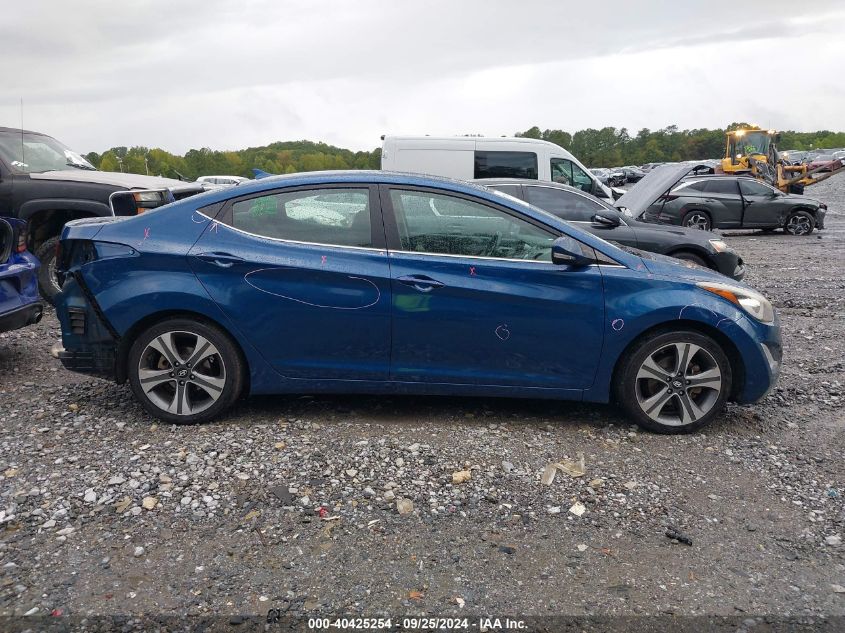 2014 Hyundai Elantra Sport VIN: KMHDH4AH7EU103739 Lot: 40425254