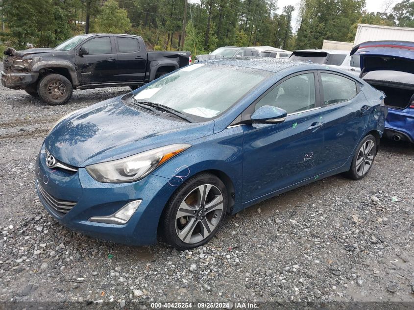 2014 Hyundai Elantra Sport VIN: KMHDH4AH7EU103739 Lot: 40425254