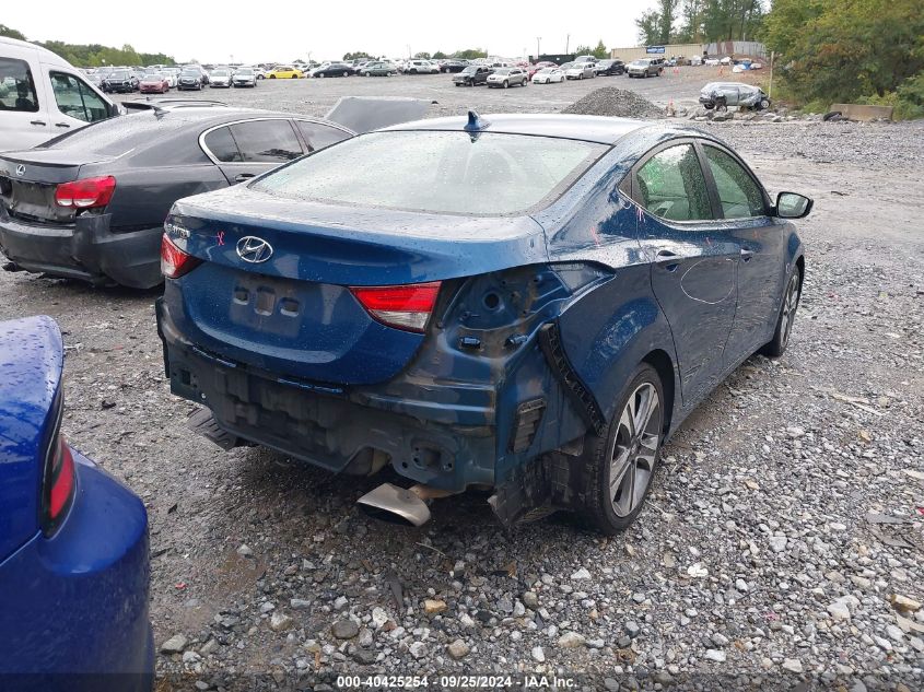 2014 Hyundai Elantra Sport VIN: KMHDH4AH7EU103739 Lot: 40425254