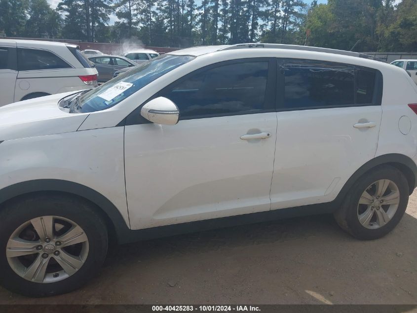 2013 Kia Sportage Lx VIN: KNDPB3A26D7475904 Lot: 40425283